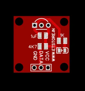 DS18B20 Temperature Sensor Module PCB ET5790