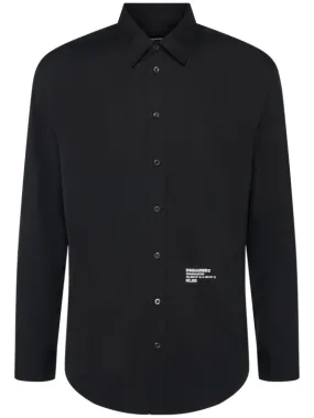Dsquared2   D2 Headquarter dropped shoulder shirt 