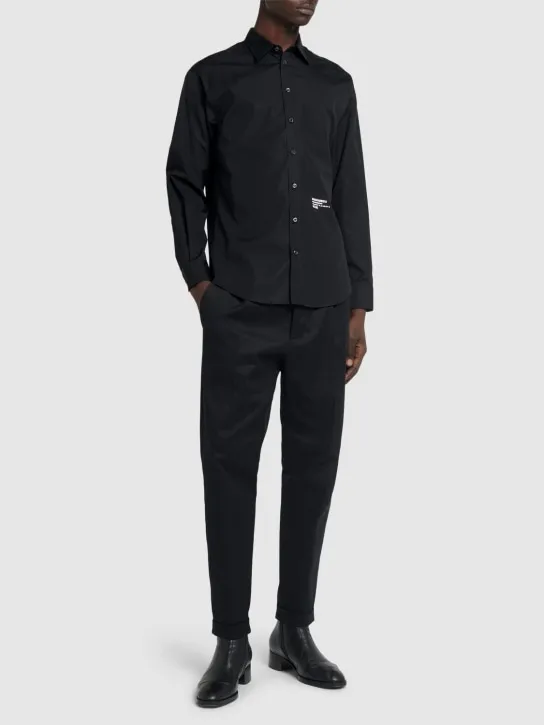 Dsquared2   D2 Headquarter dropped shoulder shirt 