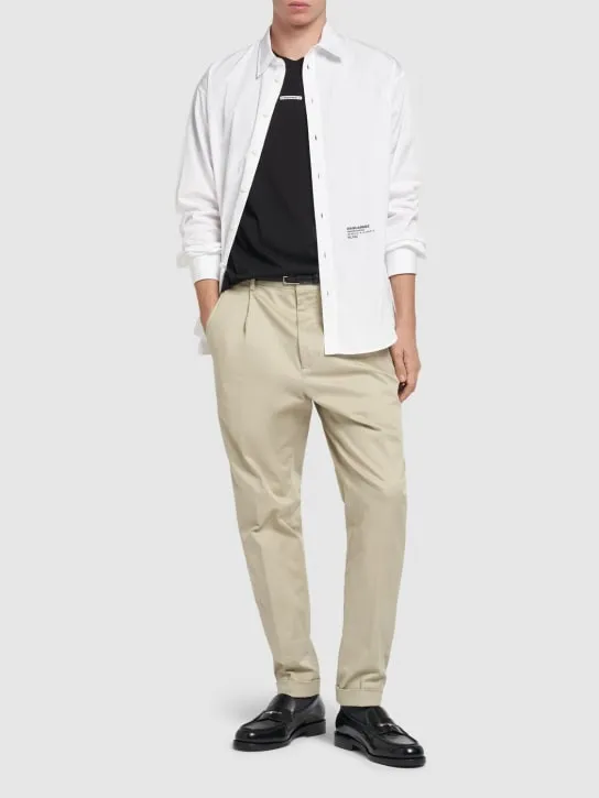 Dsquared2   D2 Headquarter dropped shoulder shirt 