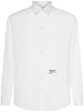 Dsquared2   D2 Headquarter dropped shoulder shirt 
