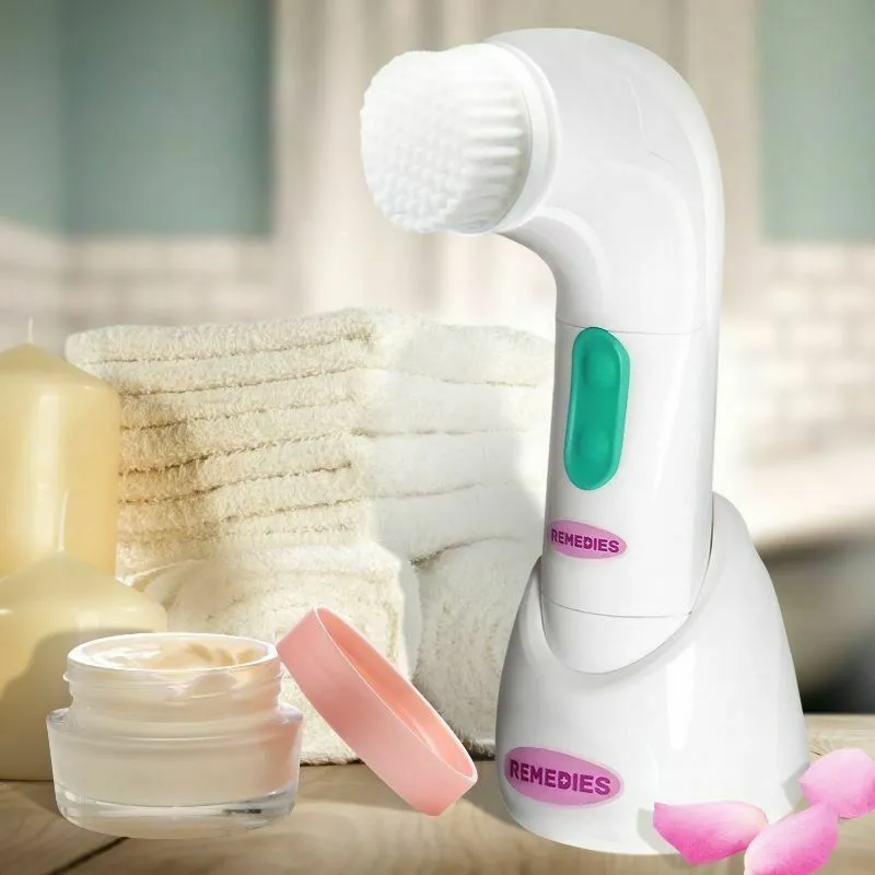 Electric Face and Body Cleansing Massager Brush