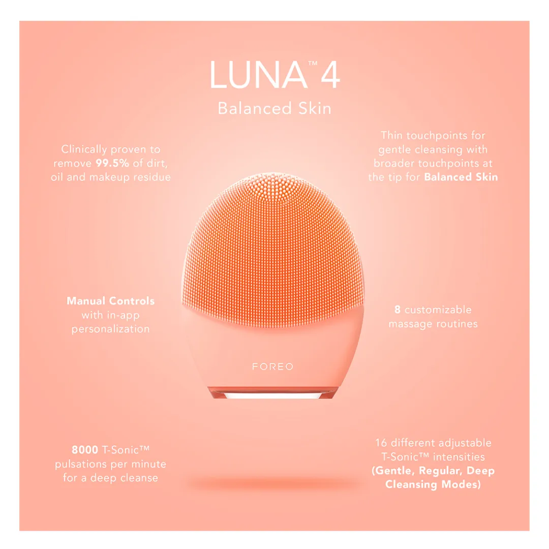 Foreo LUNA 4 Facial Cleansing & Massaging Device