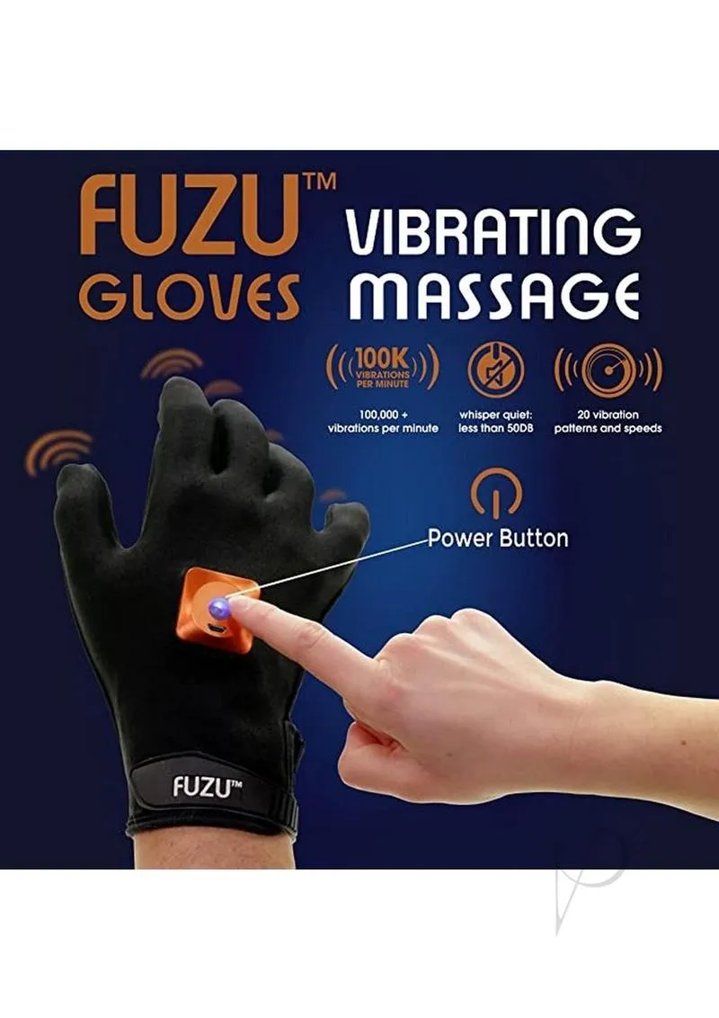 Fuzu Recharge Massage Gloves Black