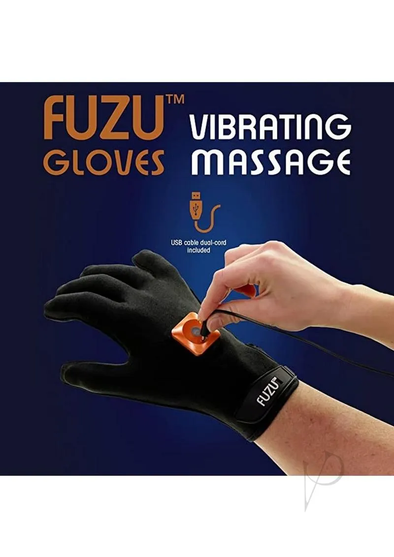Fuzu Recharge Massage Gloves Black