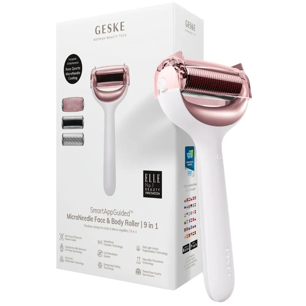 GESKE MicroNeedle Face Roller 9 In 1 Starlight