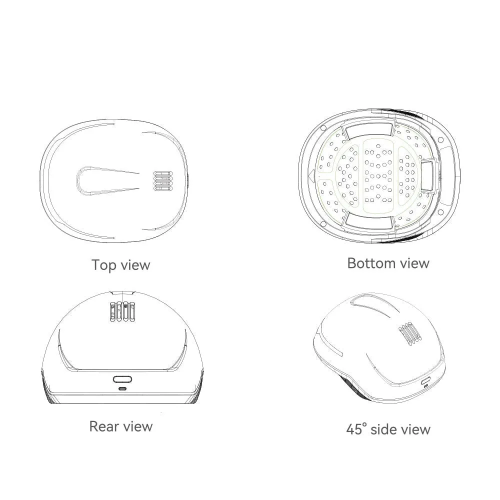 Hair Loss Therapy Device, Laser Hair Growth Helmet for Hair Regrowth and Hair Loss Treatment