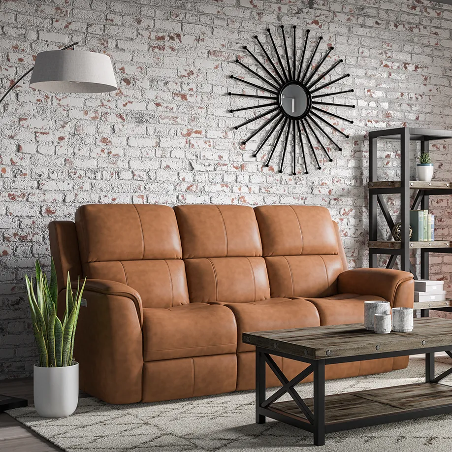 Henry Leather Power Reclining Sofa