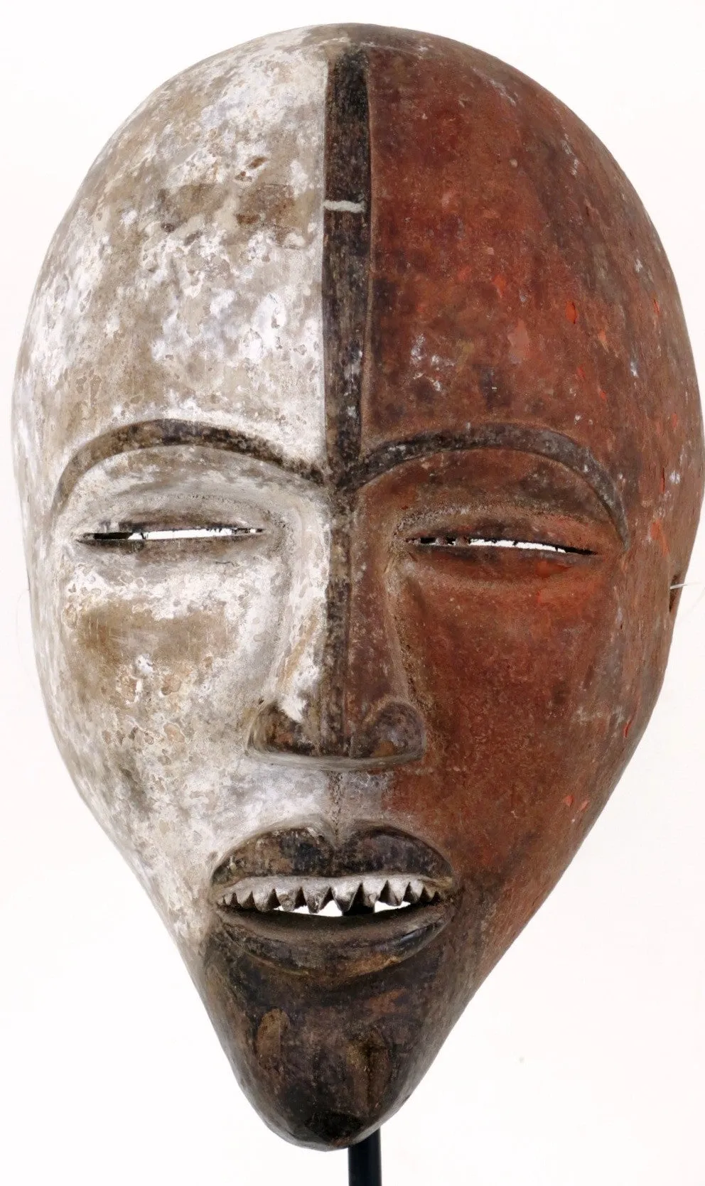 Igbo Red and White Spirit Mask