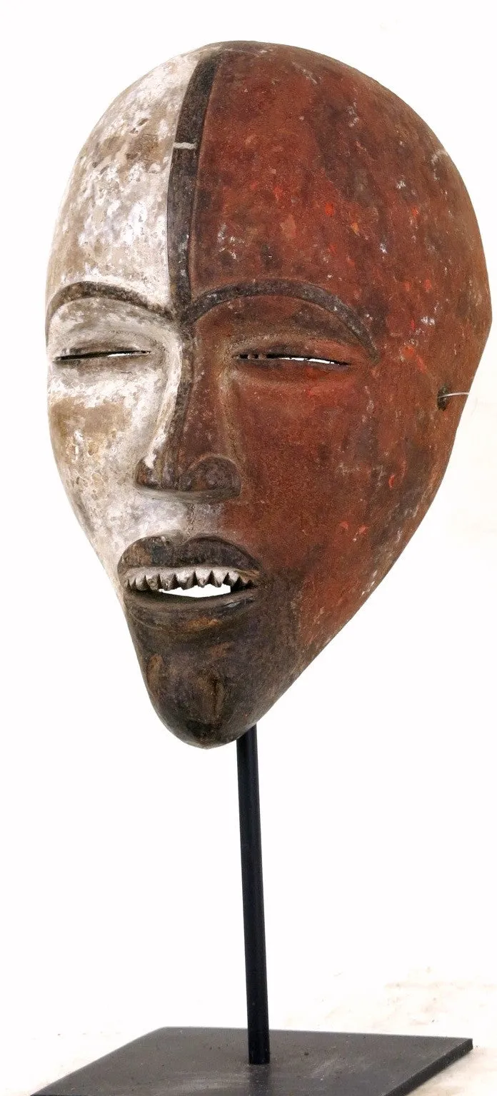 Igbo Red and White Spirit Mask