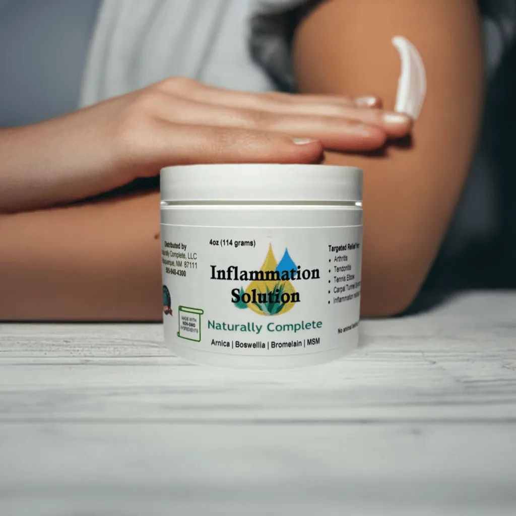Inflammation Solution  For Your Back, Neck, Knee, Hand, Shoulder, Foot, etc. — Arnica, Vitamin B6 & MSM