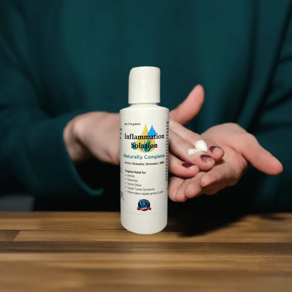 Inflammation Solution  For Your Back, Neck, Knee, Hand, Shoulder, Foot, etc. — Arnica, Vitamin B6 & MSM