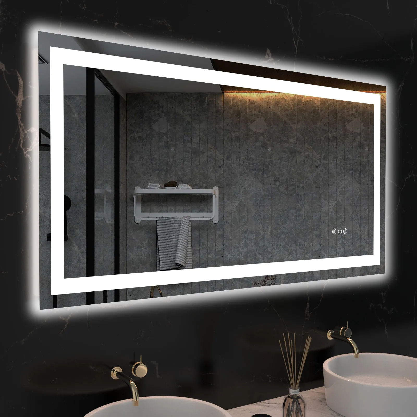 LED Mirror with Front & Backlit