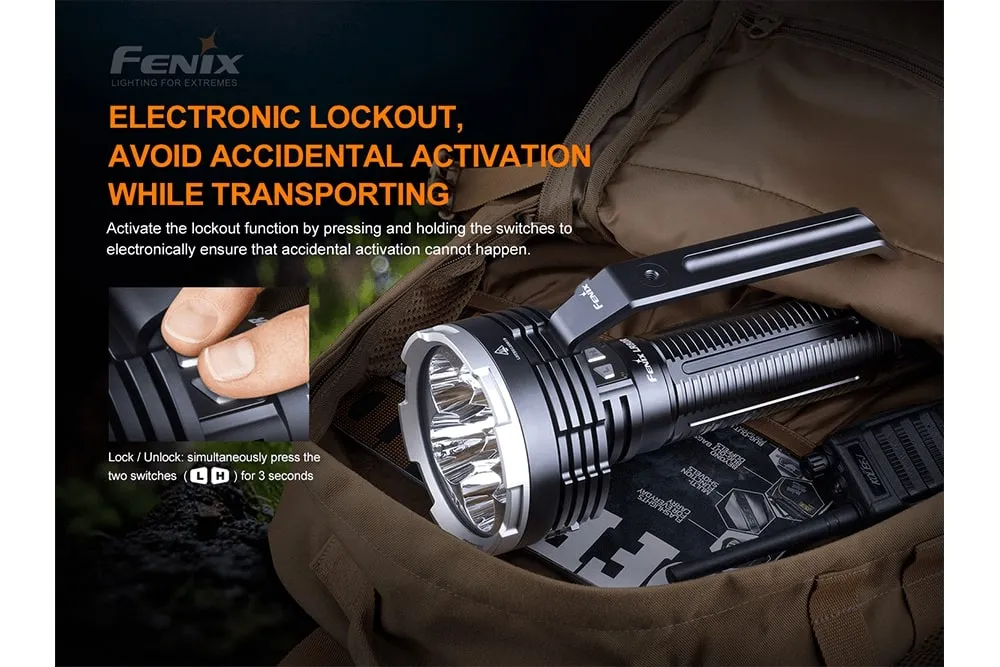LR80R Rechargeable LED Searchlight - 18000 Lumens