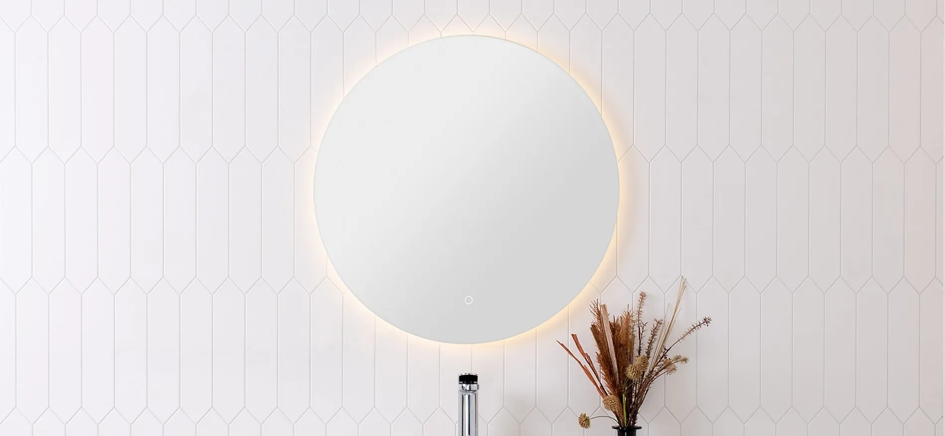 Luna Round LED Bathroom Mirror