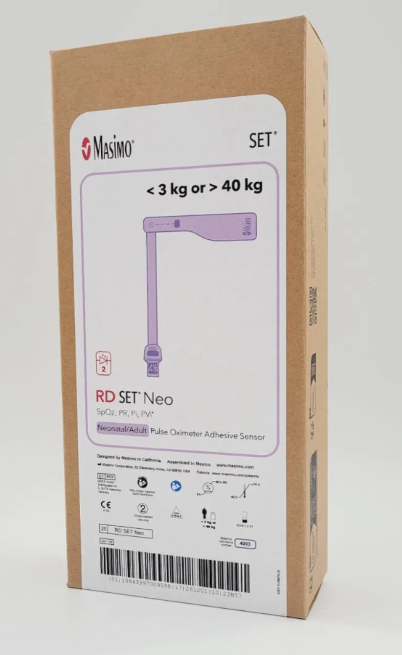 Masimo 4003 Neo Neonatal Adult Pulse Oximeter Adhesive Sensor New EXP 11-26
