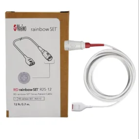Masimo 4078 RD Rainbow Set R25-12 Series Patient Cable 12Ft 3.7m New