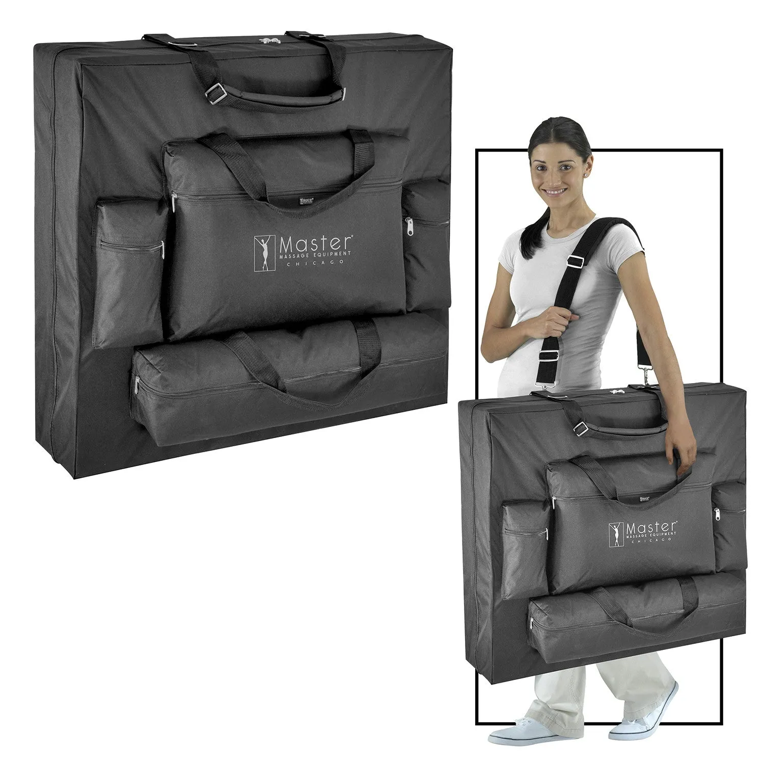 Master Massage 31" SANTANA™ Portable Massage Table Package with Ambient Light System