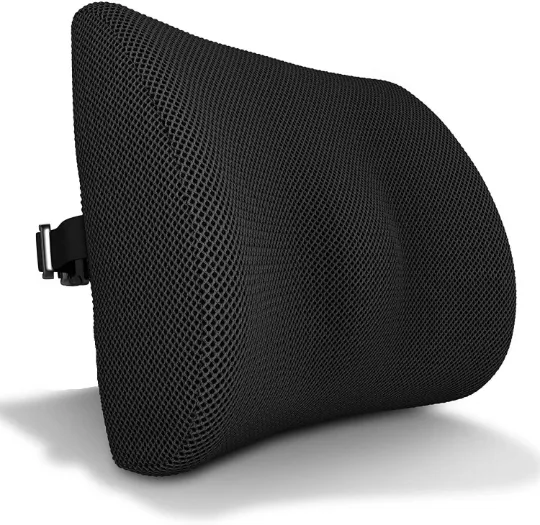 Medipaq® Memory Foam Contoured Back Support Cushion