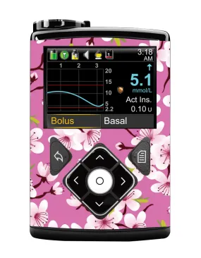 Medtronic 640/670/780G Pump Sticker (Cherry Blossom)