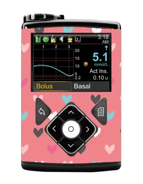 Medtronic 640/670/780G Pump Sticker (Heart to Heart)