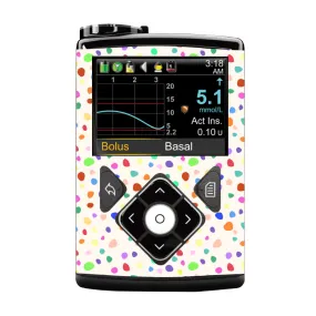Medtronic 640/670/780G Pump Sticker (Multi-Coloured Dotty)