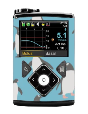 Medtronic 640/670/780G Pump Sticker (Penguins)