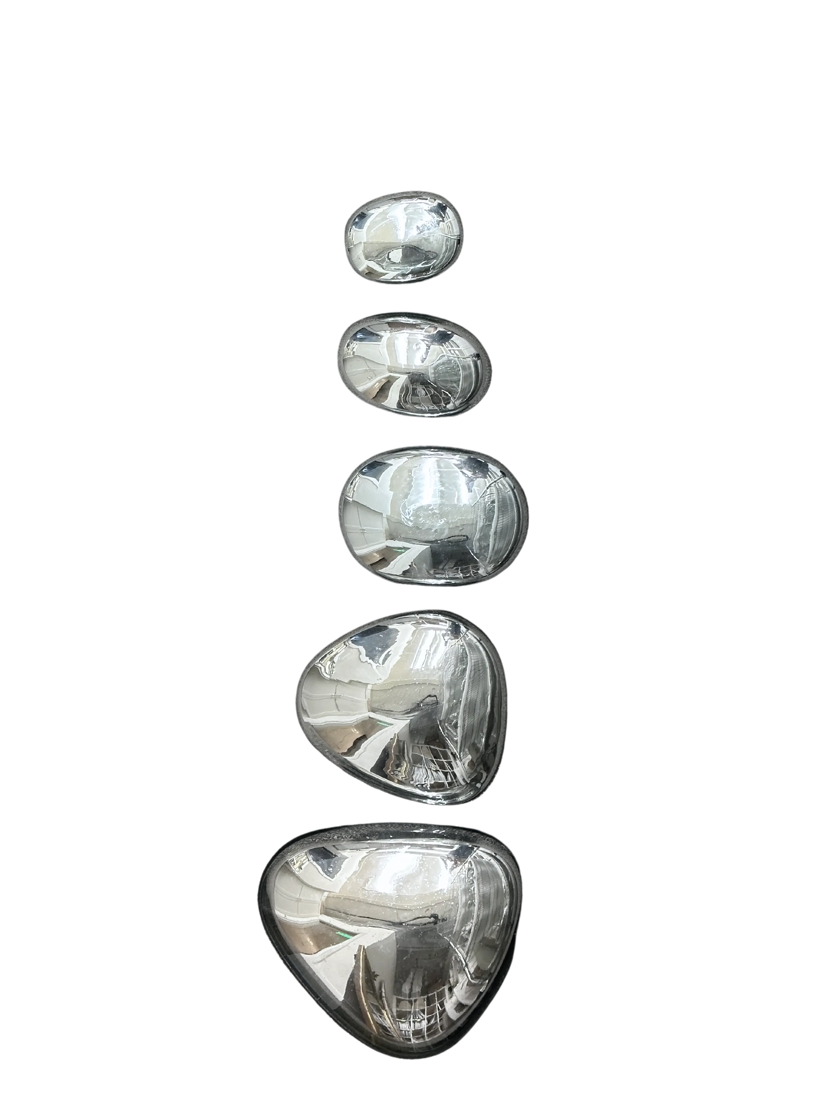 Mercury Glass Drops, Large
