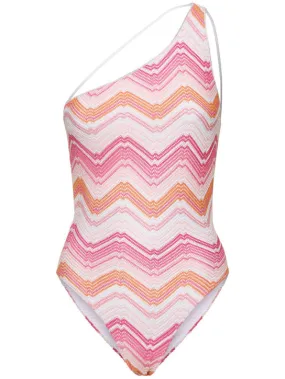 Missoni   Lurex printed one piece swimsuit 