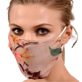 Multi Colored Nature Print Face Mask