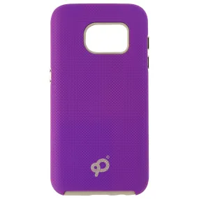 Nimbus9 Latitude Series Dual Layer Case for Samsung Galaxy S7 - Purple/Gray