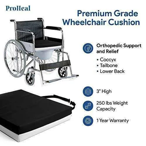 Pressure Relief Foam Wheelchair Cushion