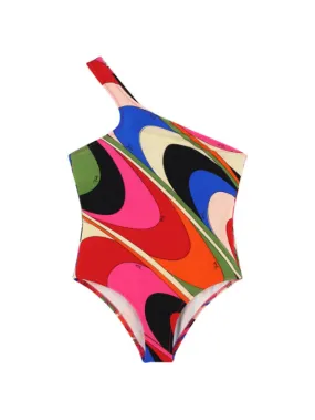 Pucci   Printed Lycra one-piece swimsuit 