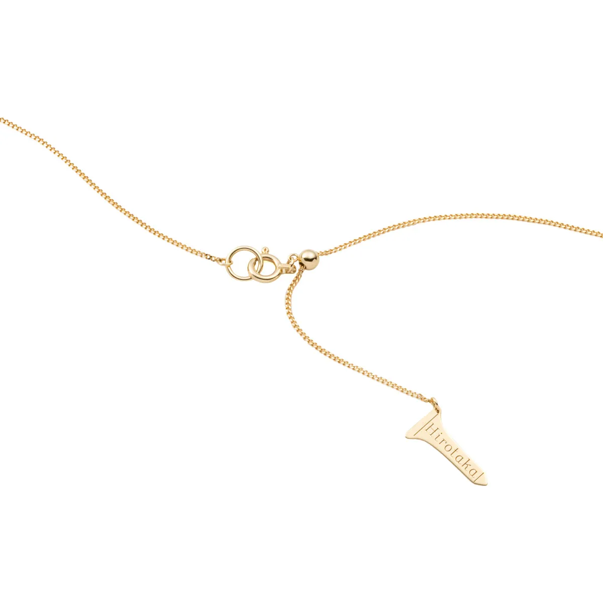 "Drosera" Diamond Short Bar Necklace