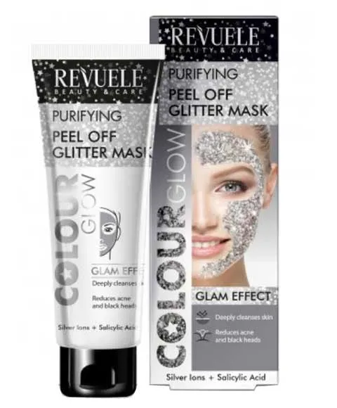 Revuele Colour Glow Purifying Peel Off Glitter Mask