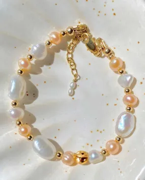 Rhea Goddess Pearl Bracelet