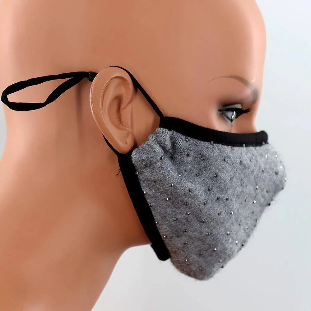 Scattered Embellished Stylish Face Mask
