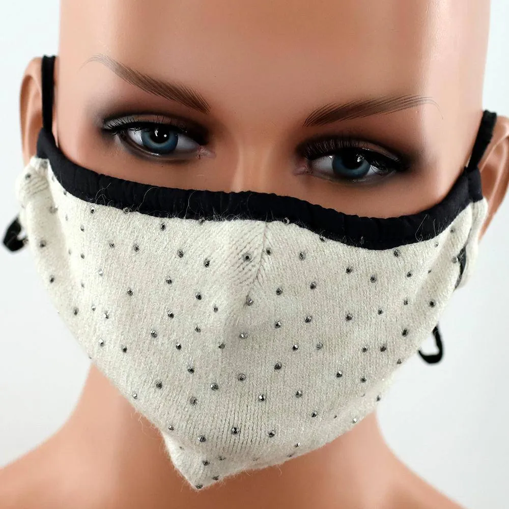 Scattered Embellished Stylish Face Mask