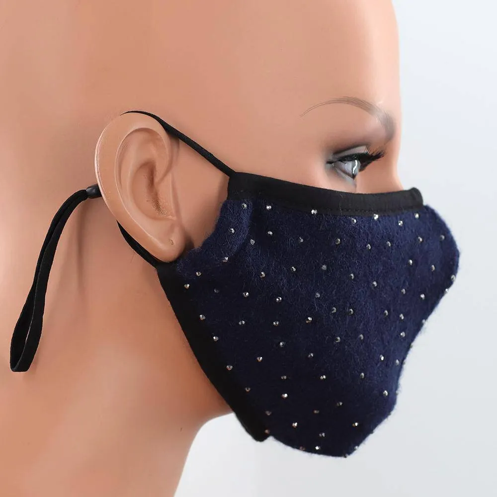 Scattered Embellished Stylish Face Mask