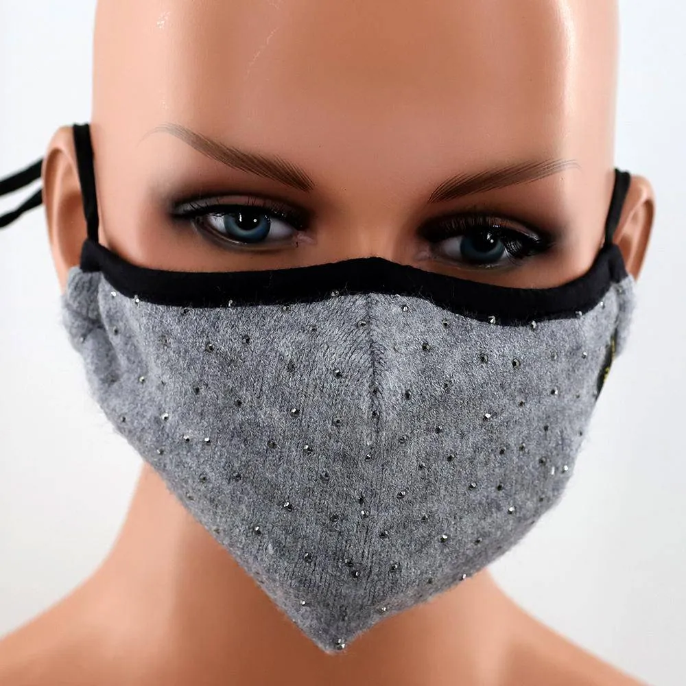 Scattered Embellished Stylish Face Mask
