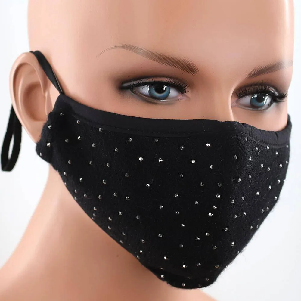 Scattered Embellished Stylish Face Mask