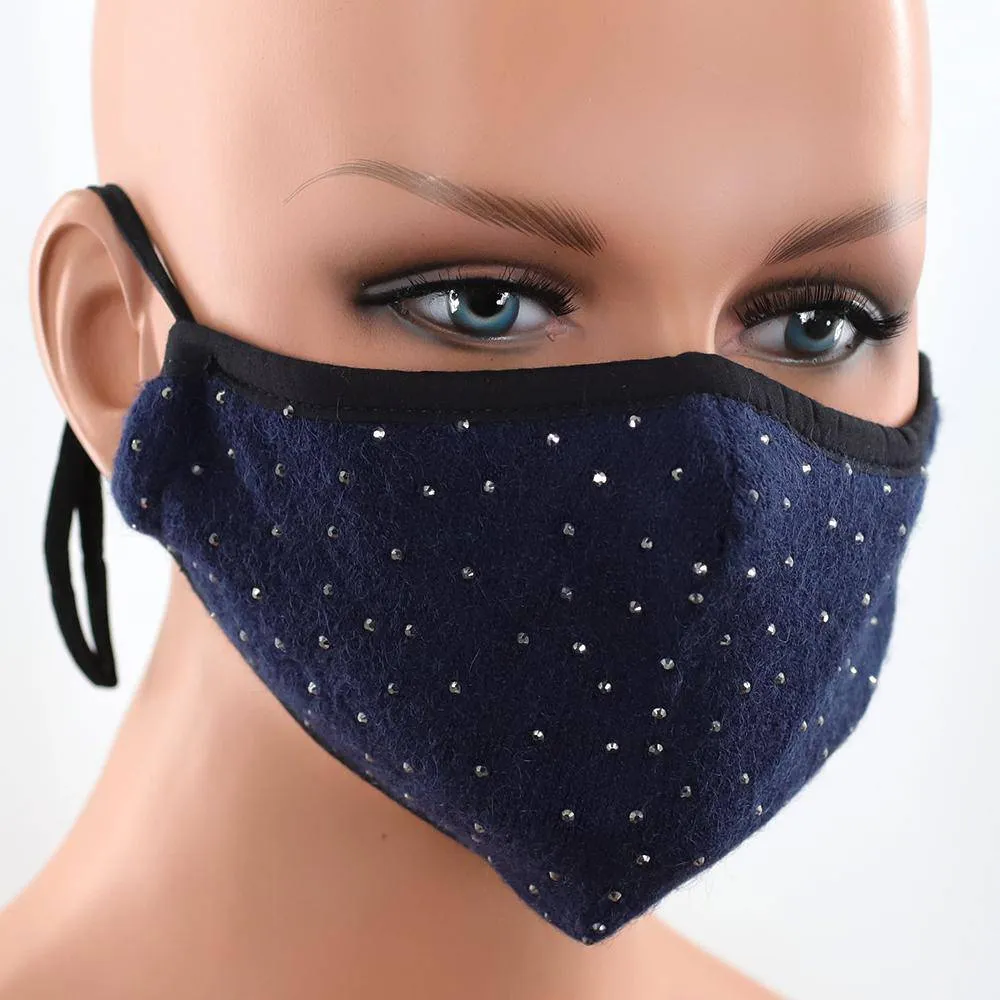 Scattered Embellished Stylish Face Mask