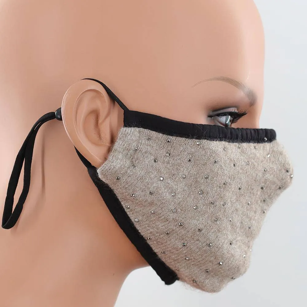 Scattered Embellished Stylish Face Mask