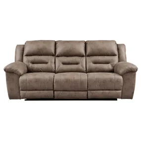 Signature Design by Ashley Stoneland Power Reclining Leather Look Sofa 3990587C