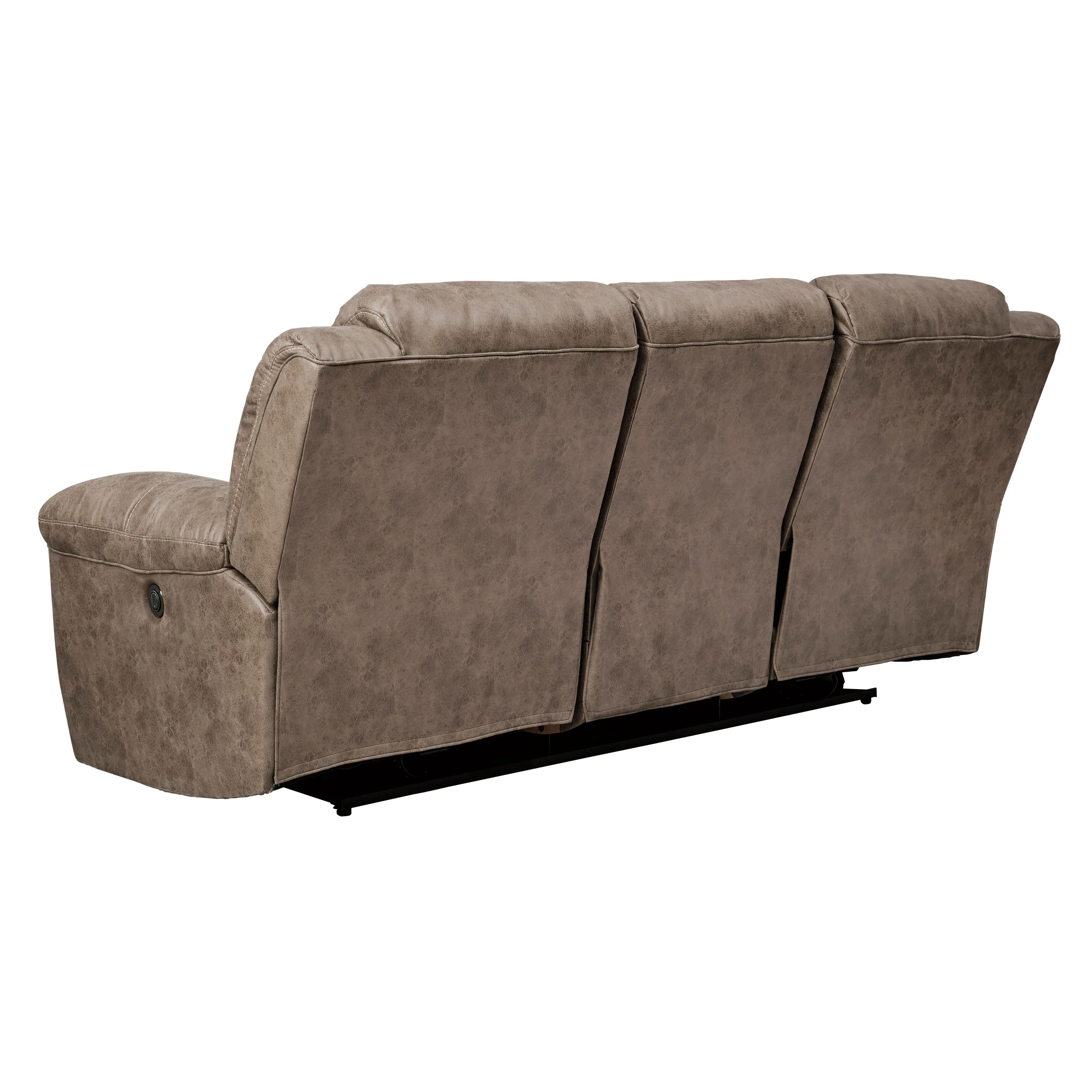 Signature Design by Ashley Stoneland Power Reclining Leather Look Sofa 3990587C