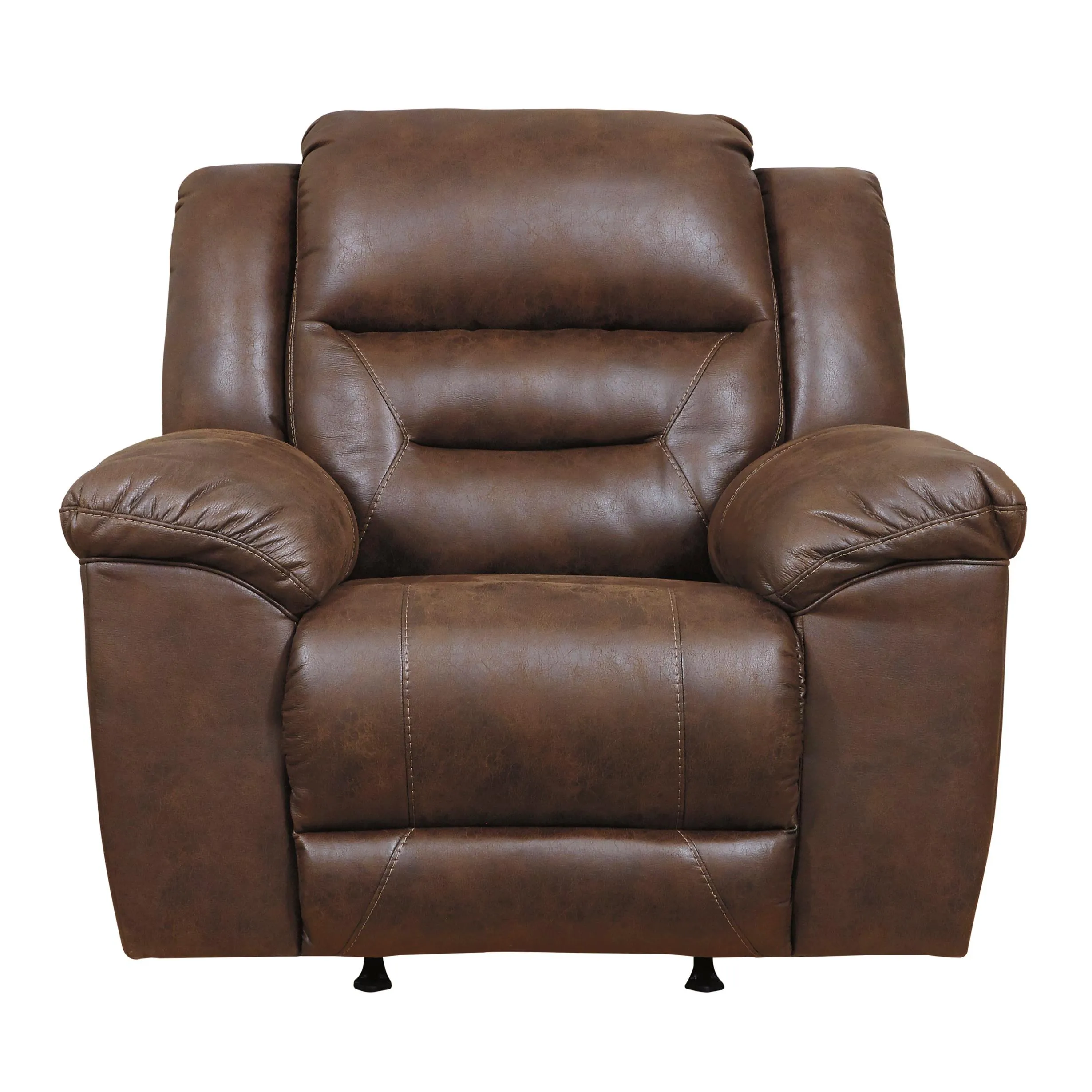 Signature Design by Ashley Stoneland Rocker Leather Look Recliner 3990425C