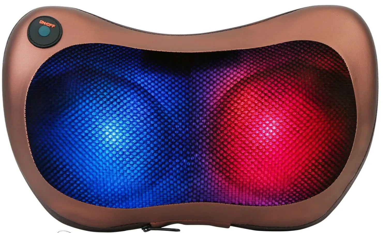 SMAXPRO™ Shiatsu Back & Neck Massage Pillow w/ Heat - Reverse Motion Deep Tissue Kneading