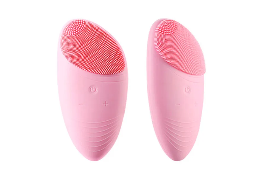 Sonic Silicone Scrubber Facial Cleansing Brush