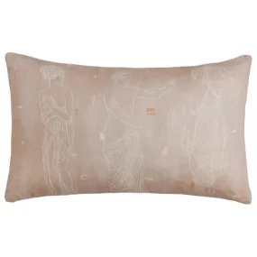 Sorority Sisters Lumbar Linen Cushion - 50x30cm