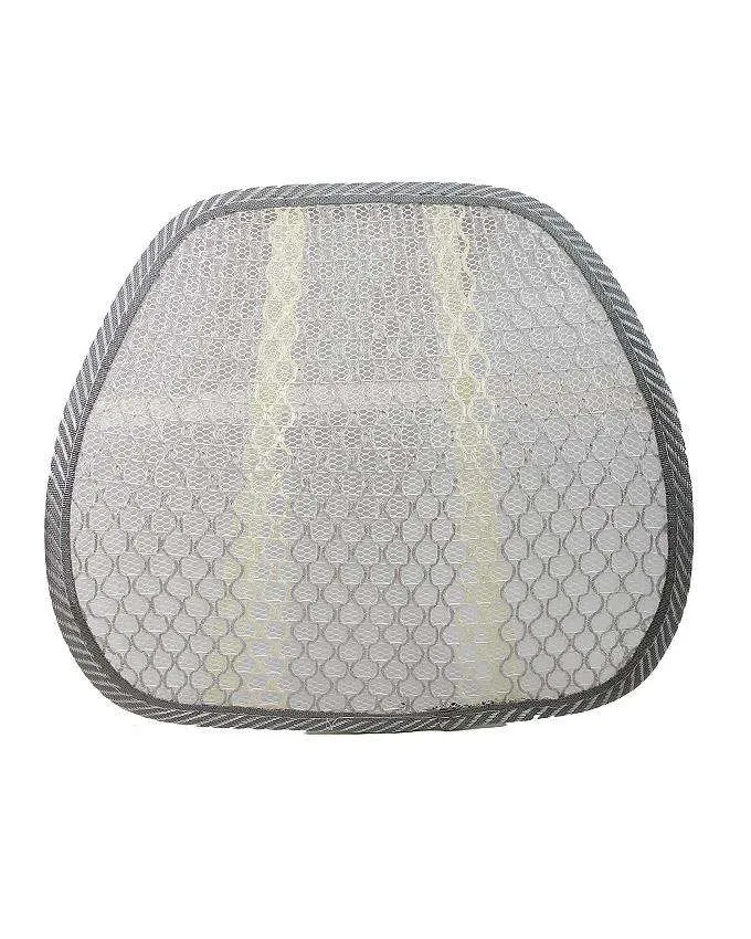 Universal Backrest - Grey - Car Seat Back Lumbar Cushion Pillows | Back Rest Memory Cotton Office Chair Back Support Dropship